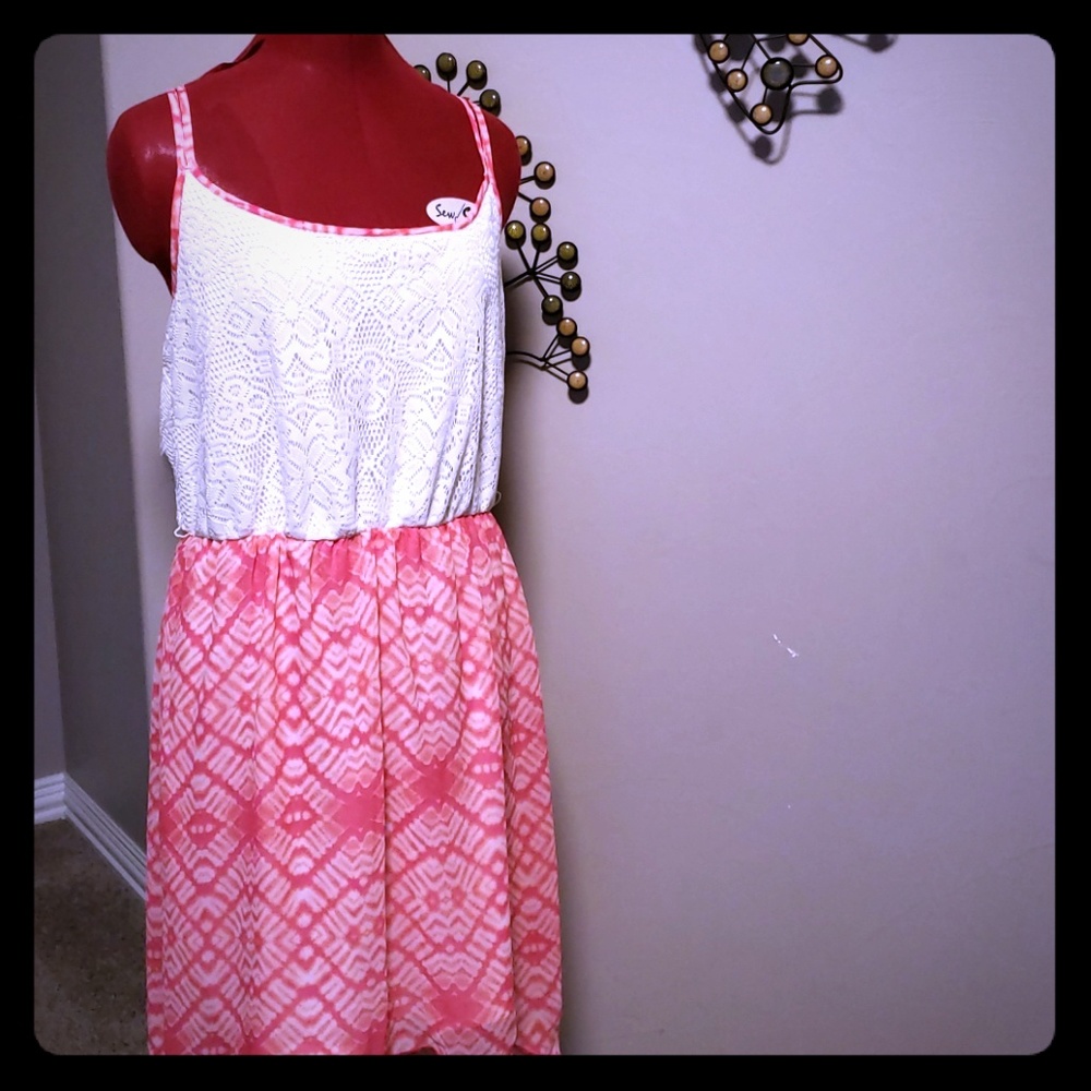 Lace Spaghetti Strap Dress